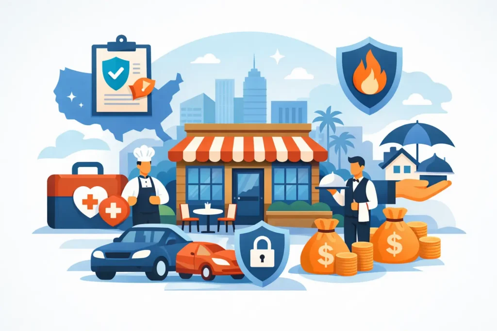 Tipos de seguros para restaurantes en EE. UU.