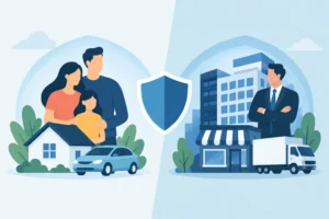 Seguro personal versus comercial: cuál necesita